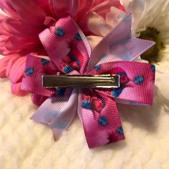 SOLD 🌸3/$12🌸 Handmade Pink Blue Trolls Poppy - Picture 2 of 2